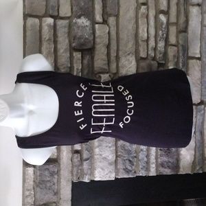 CHAMPION Women's Athletic Sz. XL "Fierce Focused Female" Daily Workout Gym Gear